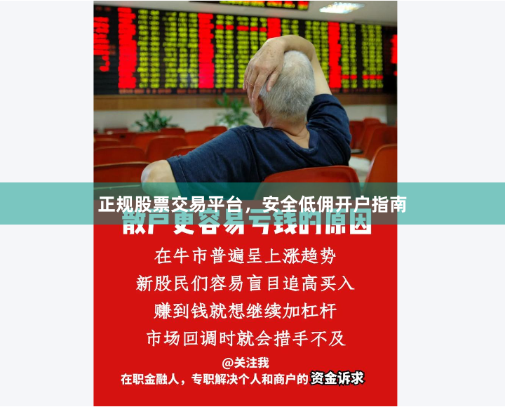 正规股票交易平台，安全低佣开户指南